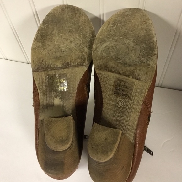 UO Ecote Eliana Double Zip Brown Ankle Booties - Picture 7 of 8